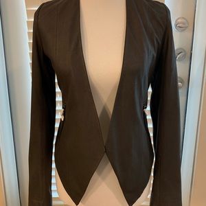 NEW Designer Tribe Asymmetrical Leather Jacket